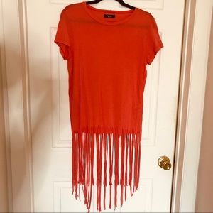 Michael Lauren Fringe Cover-up
